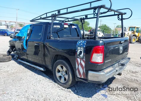 2019 Ram 1500 Big Horn/Lone Star 4X4 5'7 Box from USA, damaged, VIN 1C6SRFFT3KN668374